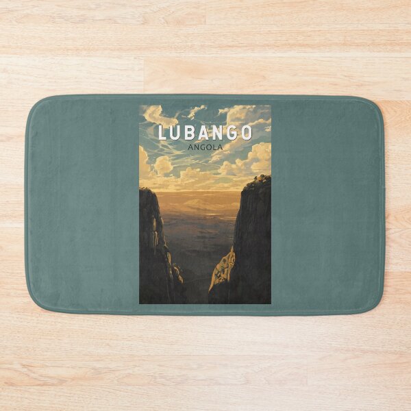 Item preview, Lubango Angola Travel Art Vintage designed and sold by KrisSidDesigns.