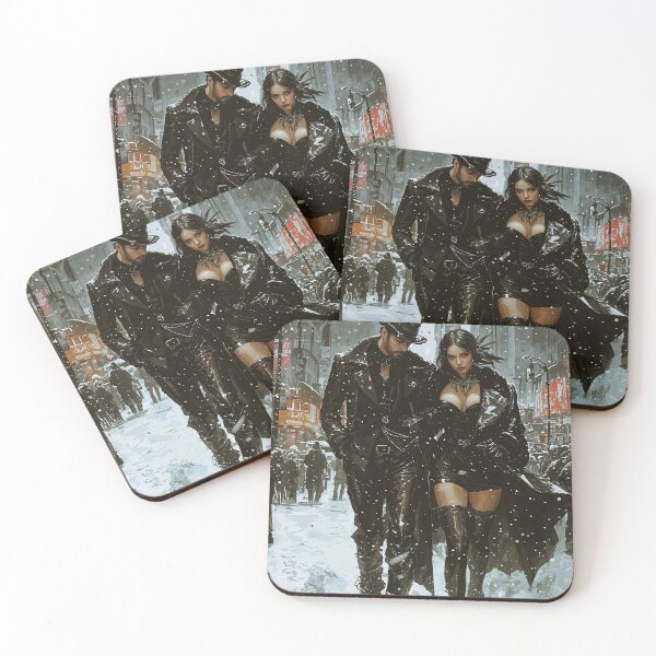 Item preview, Ethereal Shadows in a Winter Cityscape designed and sold by oanaunciuleanu.