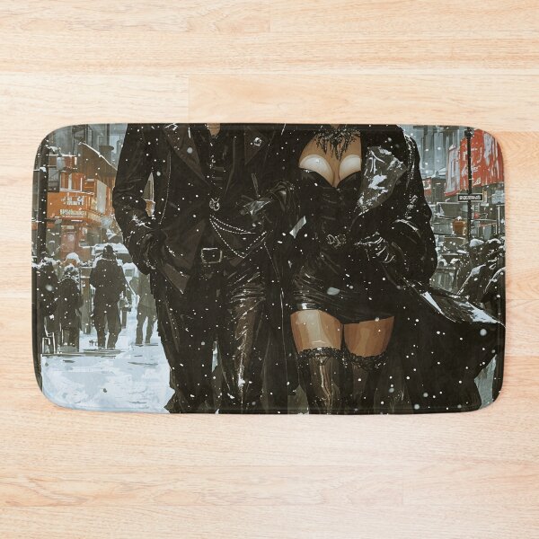 Item preview, Ethereal Shadows in a Winter Cityscape designed and sold by oanaunciuleanu.