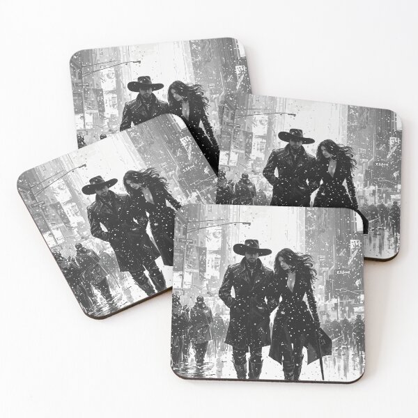 Item preview, Ethereal Shadows in a Winter Cityscape designed and sold by oanaunciuleanu.