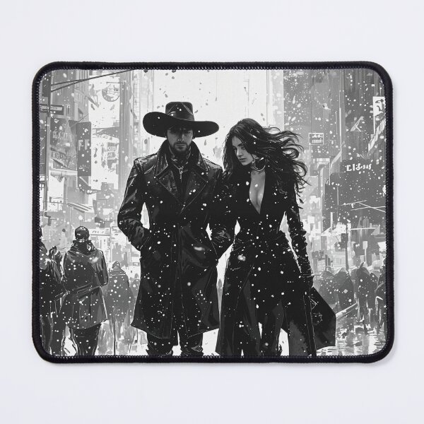 Item preview, Ethereal Shadows in a Winter Cityscape designed and sold by oanaunciuleanu.