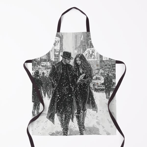Item preview, Ethereal Shadows in a Winter Cityscape designed and sold by oanaunciuleanu.