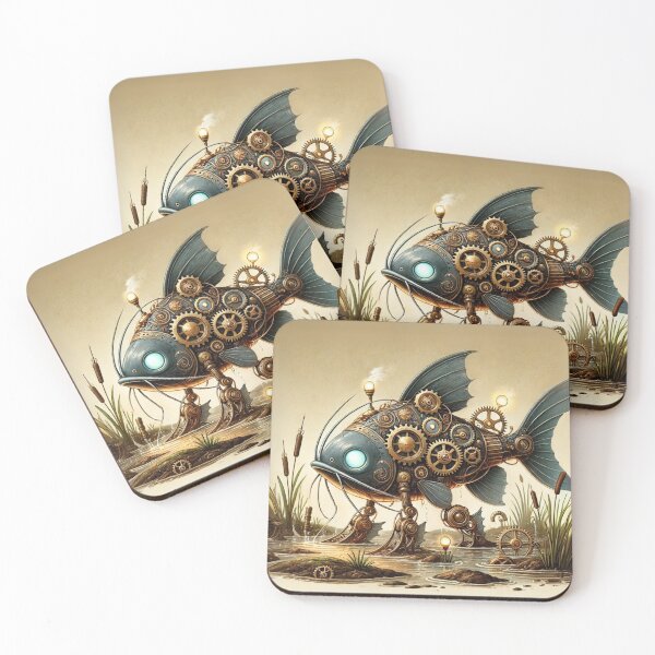 Item preview, Steampunk Walking Catfish designed and sold by Sillytoe.