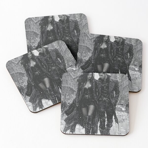 Item preview, Ethereal Shadows in a Winter Cityscape designed and sold by oanaunciuleanu.