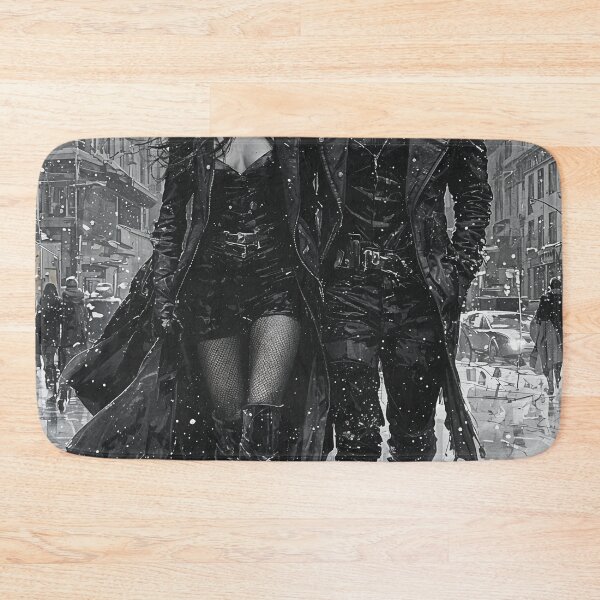 Item preview, Ethereal Shadows in a Winter Cityscape designed and sold by oanaunciuleanu.