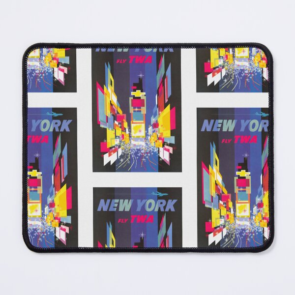 Item preview, Fly TWA New York retro poster by David Klein designed and sold by TeeARTHY.