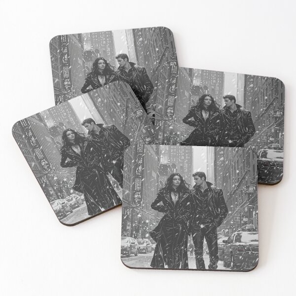 Item preview, Ethereal Shadows in a Winter Cityscape designed and sold by oanaunciuleanu.