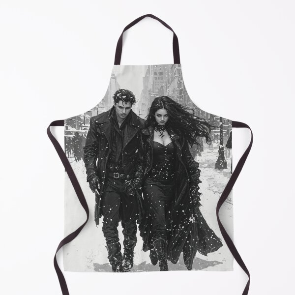 Item preview, Ethereal Shadows in a Winter Cityscape designed and sold by oanaunciuleanu.