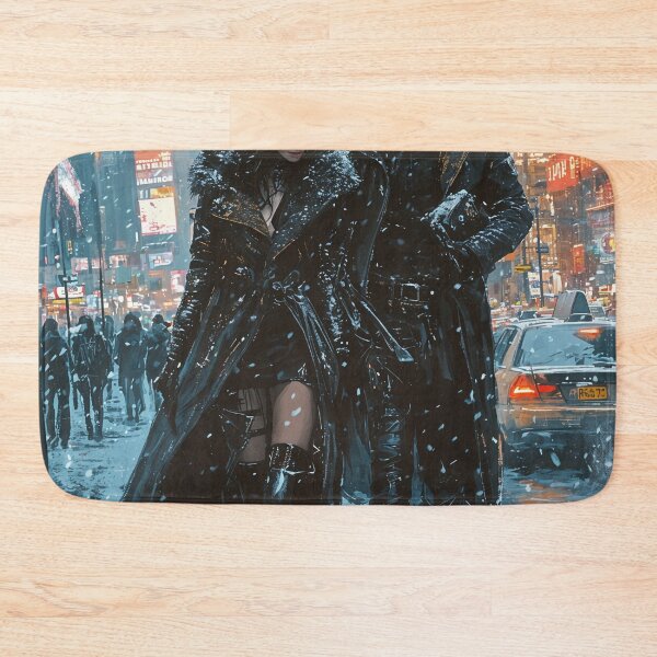 Item preview, Ethereal Shadows in a Winter Cityscape designed and sold by oanaunciuleanu.