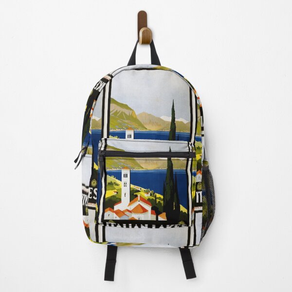 Item preview, Italian Lakes. Travel poster designed and sold by TeeARTHY.