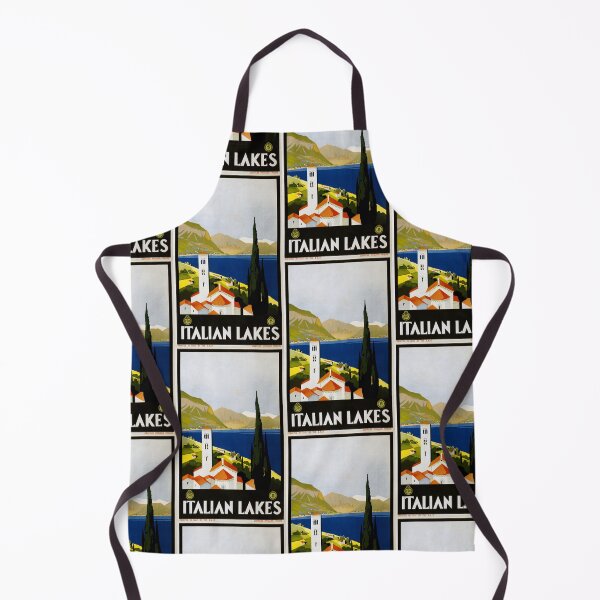 Item preview, Italian Lakes. Travel poster designed and sold by TeeARTHY.