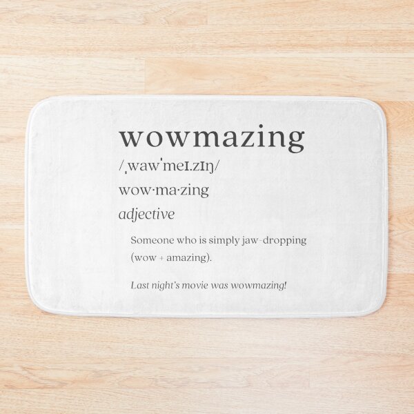 Item preview, Dictionary: wowmazing designed and sold by nature. electrified..