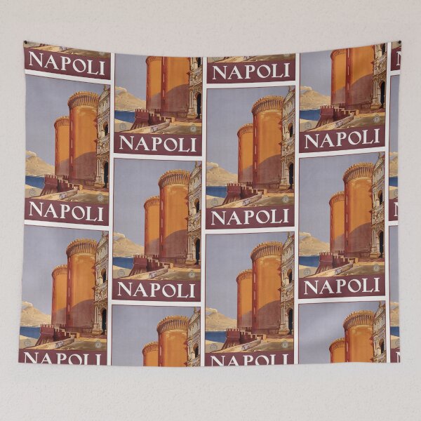 Item preview, Napoli  vintage poster   designed and sold by TeeARTHY.