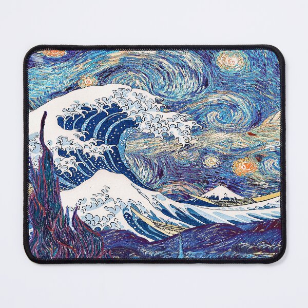 Item preview, Van Gogh Starry Night And Great Wave Of Kanagawa designed and sold by ByOxCe.