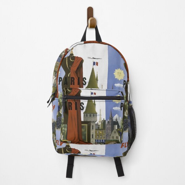 Item preview, Vintage Travel Poster Paris chromolithograph by GDJ designed and sold by TeeARTHY.