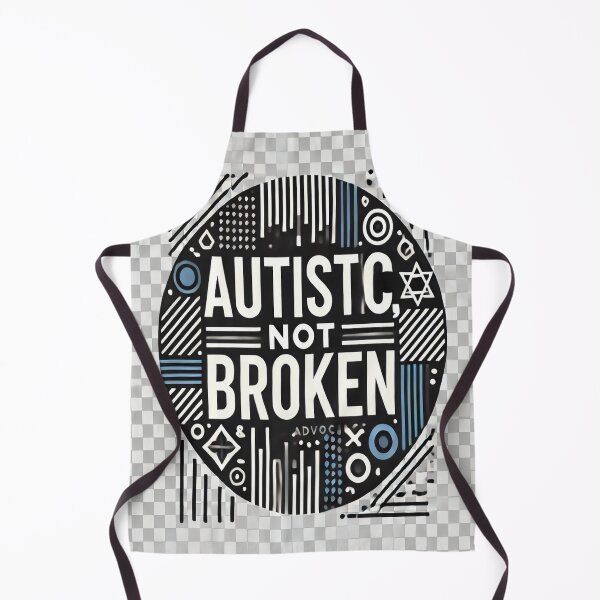 Item preview, Autistic, Not Broken – Bold Neurodivergent Self-Advocacy Design designed and sold by The Autistic Entrepreneur.