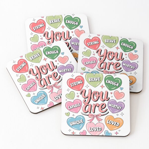 Item preview, Brighten your day with this cheerful and uplifting "You Are Loved" design! designed and sold by Colorten.