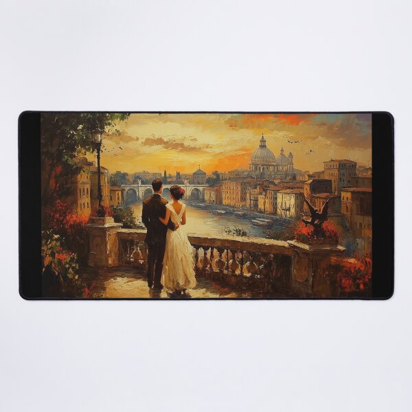 Item preview, Romantic Sunset in Rome: Eternal Love designed and sold by ArtVibeCo.