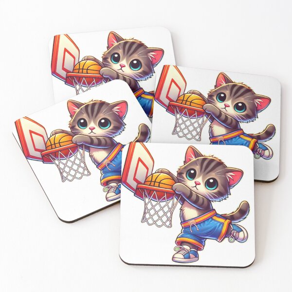 Item preview, Dunkin' Kitten: The Feline Slam Dunk Champion! designed and sold by abaddonmystery.