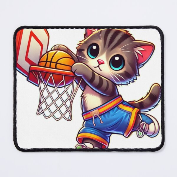 Item preview, Dunkin' Kitten: The Feline Slam Dunk Champion! designed and sold by abaddonmystery.