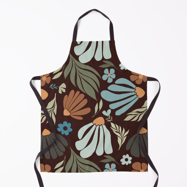 Item preview, Matisse flowers on burgundy background designed and sold by MistyLakeArt.