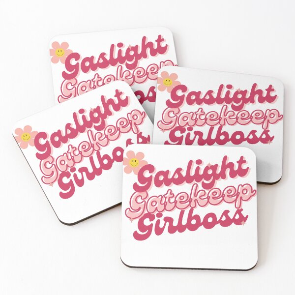 Item preview, Gaslight, Gatekeep, Girlboss Tee & Stickers | Bold Meme-Inspired Statement for Fierce Empowerment designed and sold by BERLIN-WAVE.