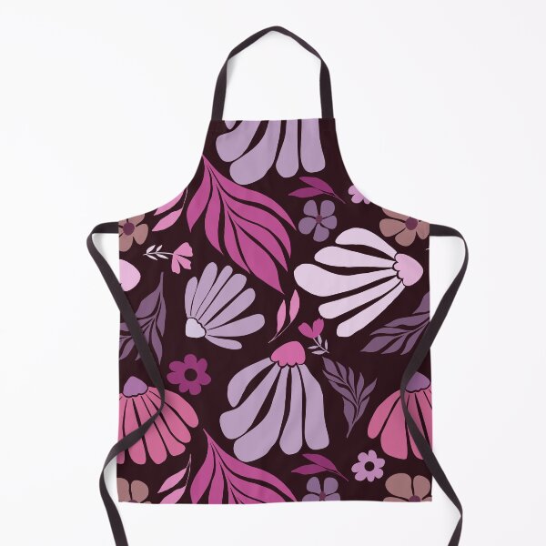 Item preview, Matisse flowers in purple designed and sold by MistyLakeArt.