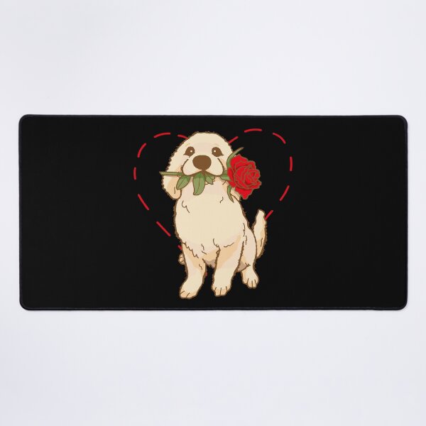 Item preview, golden retriever valentine designed and sold by kestey.