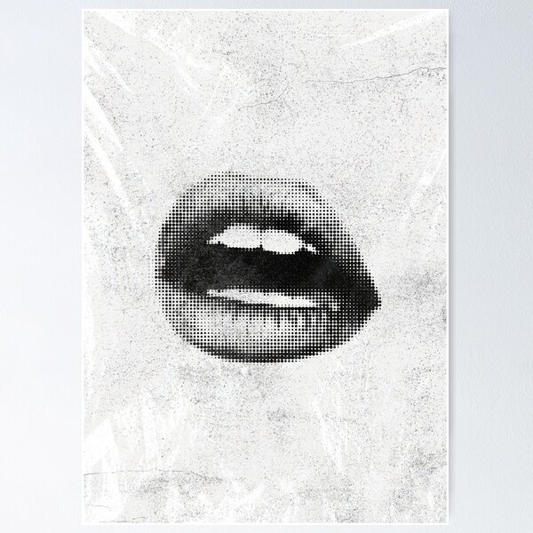 Artikel-Vorschau von Grunge Lips Collection - Auffällige, ausgefallene Kunstdesigns, designt und verkauft von novawavemcr.