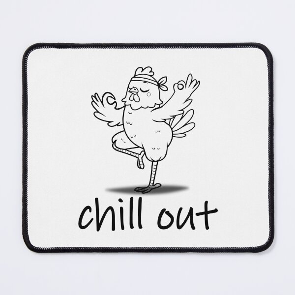 Item preview, yoga chicken chill out designed and sold by lino4king.