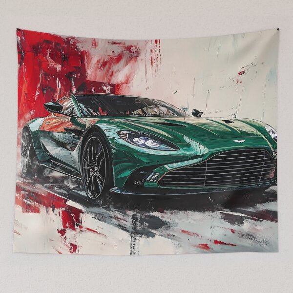 Item preview, British Racing Green Aston Martin Valour IV designed and sold by AutoPopStudio.