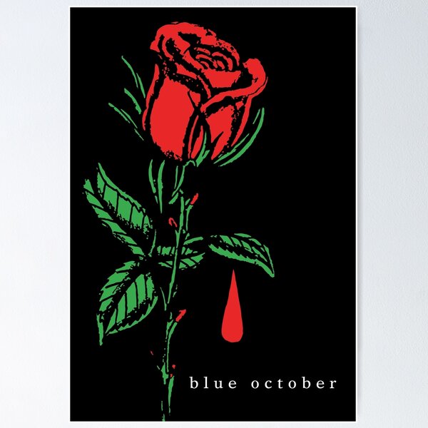 Item preview, Blue October - Rose Drip designed and sold by Bandwear.com.