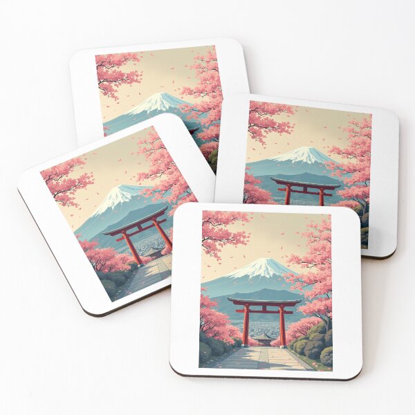 Item preview, Vintage Kyoto City in Japan Mt. Fuji  Mountains designed and sold by TeeARTHY.