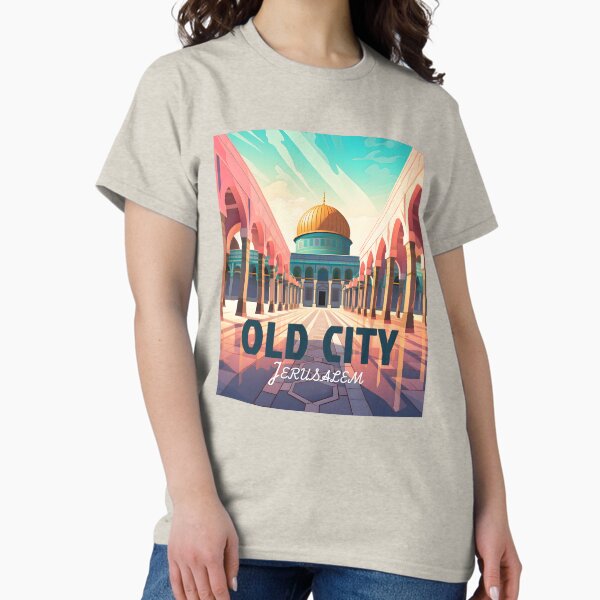 Item preview, Old City Jerusalem Travel Poster Wall Decor Home  designed and sold by GTwoThree.