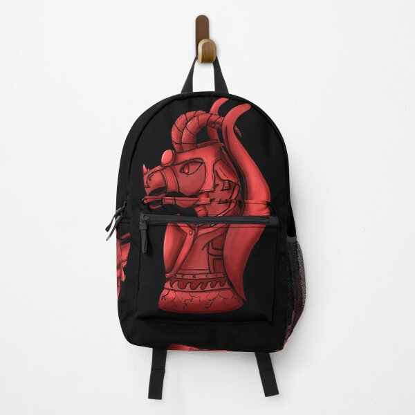 Item preview, Red dragon knight chess piece designed and sold by Inkhandsloreheart.