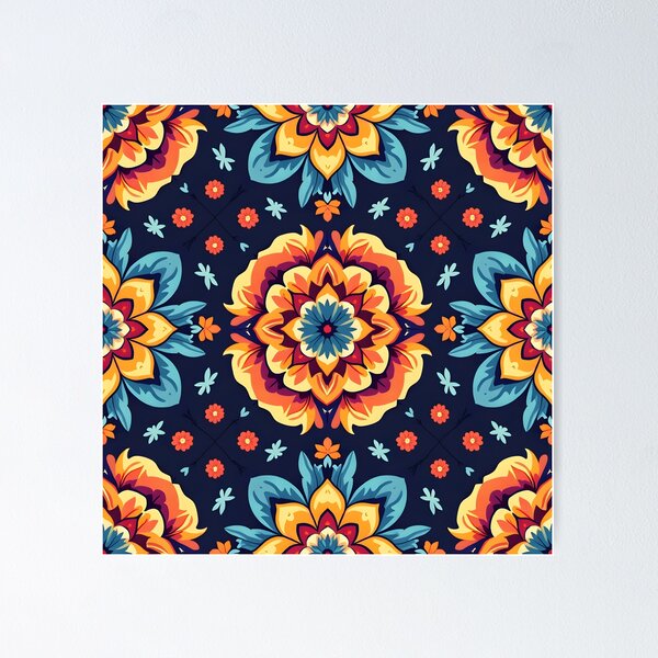 Item preview, Vibrant Floral Art for Duvet Covers, Canvas & Curtains designed and sold by CelestialAllure.