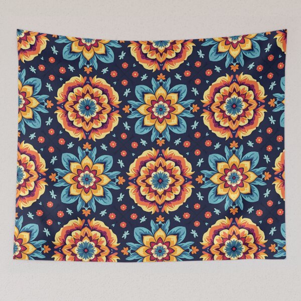 Item preview, Vibrant Floral Art for Duvet Covers, Canvas & Curtains designed and sold by CelestialAllure.