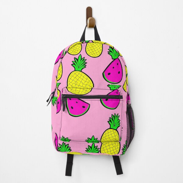 Item preview, Pink Paradise Tropical Fruits - Kawaii Watermelon and Pineapple Pattern designed and sold by tonyartprints.