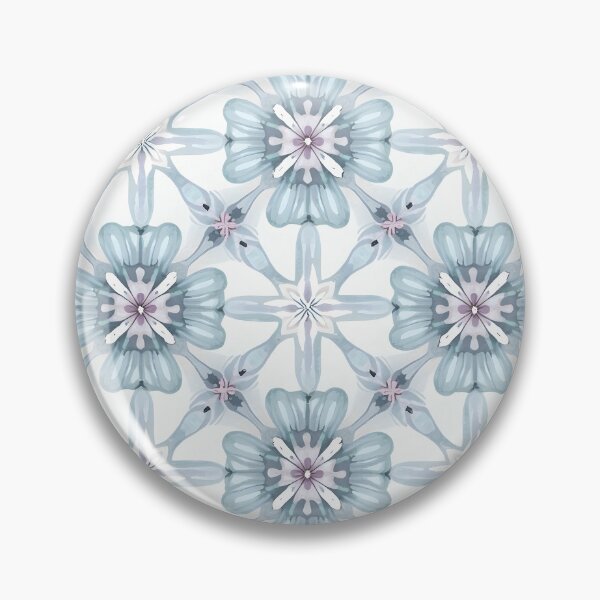 Item preview, Soft Blue Floral Watercolor – Elegant Home & Fashion designed and sold by CelestialAllure.