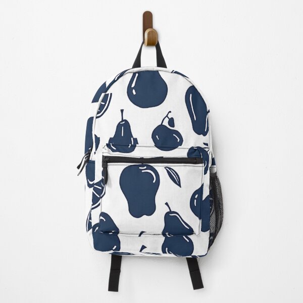 Item preview, Classic Navy Fruit Pattern - Elegant Apples and Pears Design designed and sold by tonyartprints.
