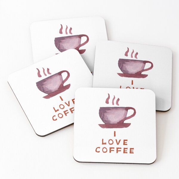Aperçu de l'œuvre J'adore le café. (Édition limitée à 10 exemplaires) créée et vendue par inkubatur.