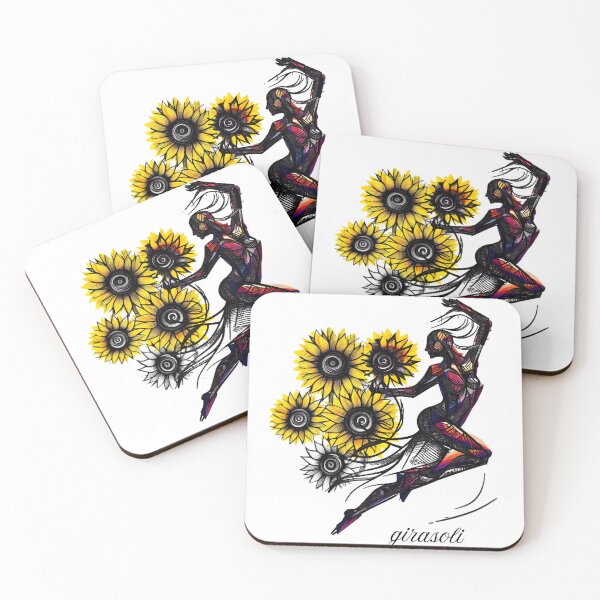Item preview, Woman with sunflowers (girasoles) designed and sold by W-McSapa.