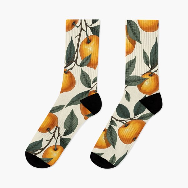 Item preview, Elegant Orange Branches Pattern – Vintage Citrus Design designed and sold by tonyartprints.