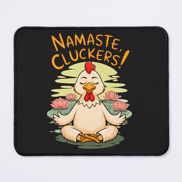 Item preview, Namaste Cluckers: A Funny And Peaceful Yoga Chicken Embracing Zen designed and sold by elynne9.