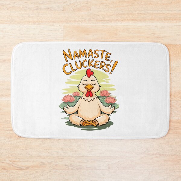 Item preview, Namaste Cluckers: A Funny And Peaceful Yoga Chicken Embracing Zen designed and sold by elynne9.
