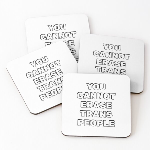 Item preview, You cannot erase trans people - transgender rights designed and sold by Inspirationmotivation.