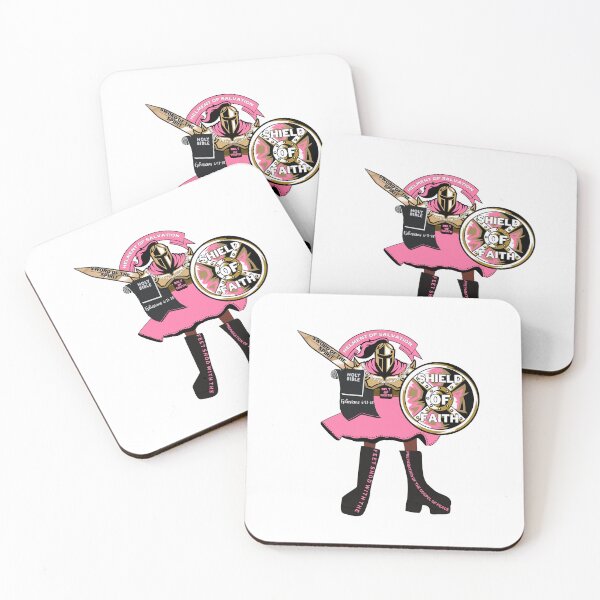 Item preview,  Women Put on the Full Armor of God Pink Overcomer designed and sold by wildwhimsical.