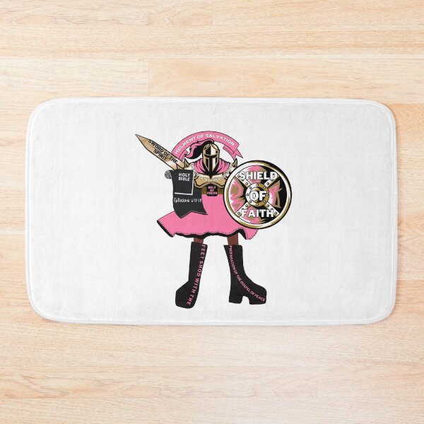 Item preview,  Women Put on the Full Armor of God Pink Overcomer designed and sold by wildwhimsical.