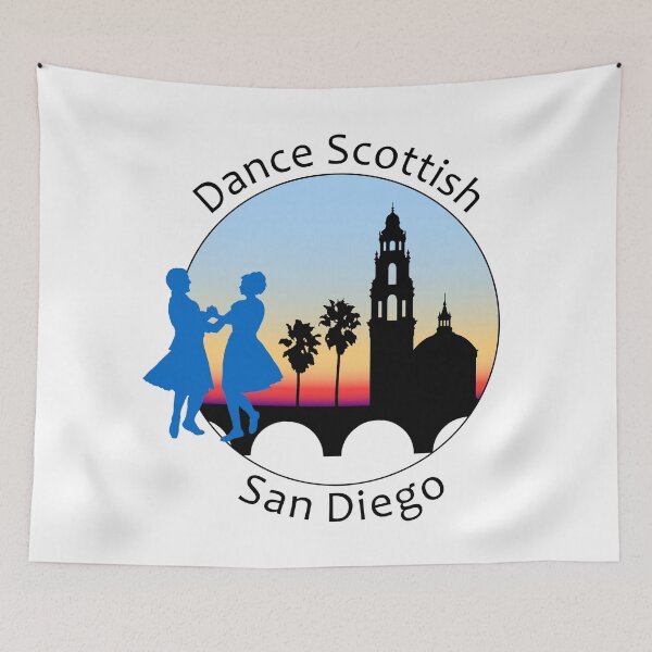 Item preview, Circular Logo for light colored items designed and sold by DanceScottishSD.