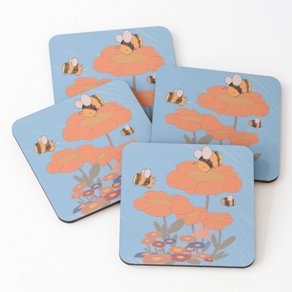 Item preview, Scribble bees designed and sold by IceCubeMarket.